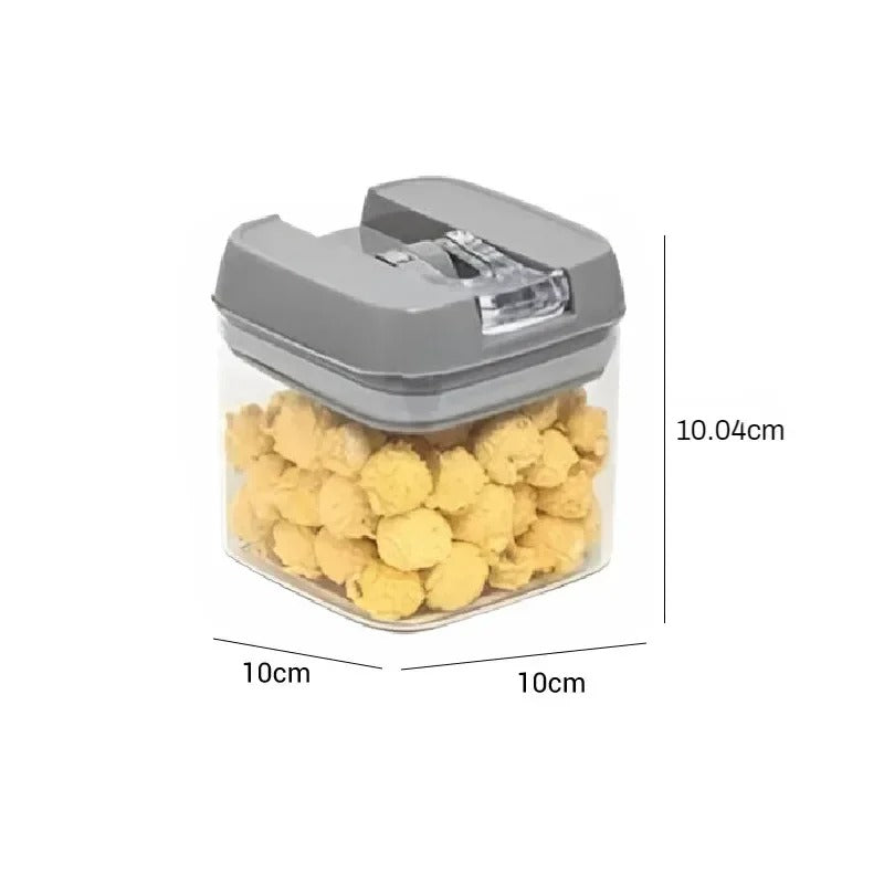 Food Storage Jar with Lid Kitchen Container Kitchen Organizer Stackable Dustproof Moisture Resistant Kitchen Accessorie