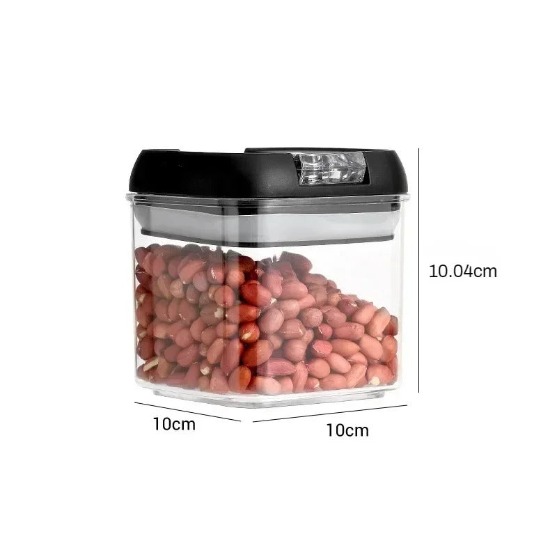Food Storage Jar with Lid Kitchen Container Kitchen Organizer Stackable Dustproof Moisture Resistant Kitchen Accessorie