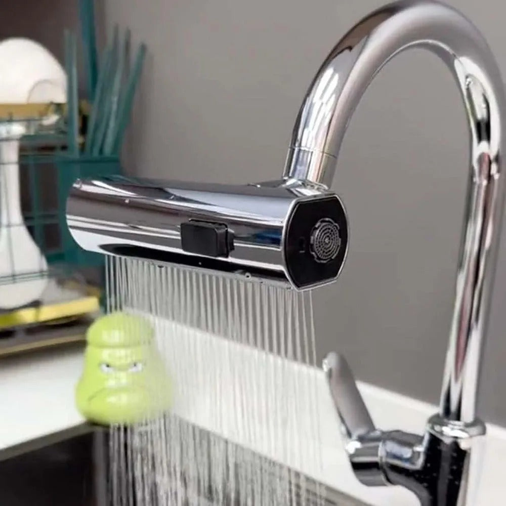 3-Function Waterfall Kitchen Faucet Waterfall Kitchen Faucet Kitchen Sink Spray Nozzle Kitchen Tap High Pressure Kitchen Tap