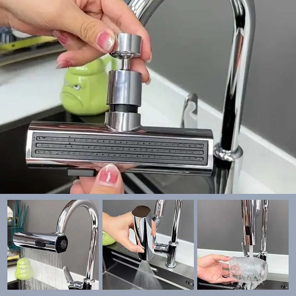 3-Function Waterfall Kitchen Faucet Waterfall Kitchen Faucet Kitchen Sink Spray Nozzle Kitchen Tap High Pressure Kitchen Tap