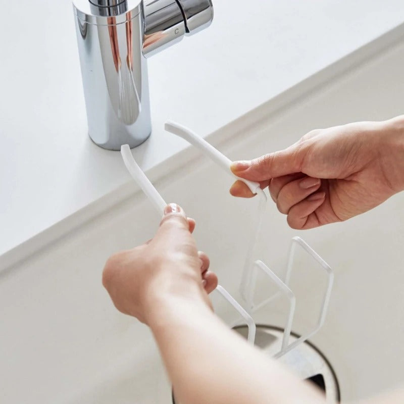 Kitchen Faucet, Sink, Storage Rack, Scouring Pad, Rag Rack, Multi-functional Sponge, Draining Rack