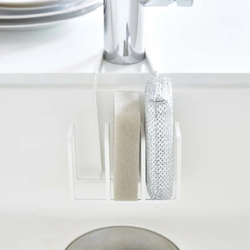 Kitchen Faucet, Sink, Storage Rack, Scouring Pad, Rag Rack, Multi-functional Sponge, Draining Rack