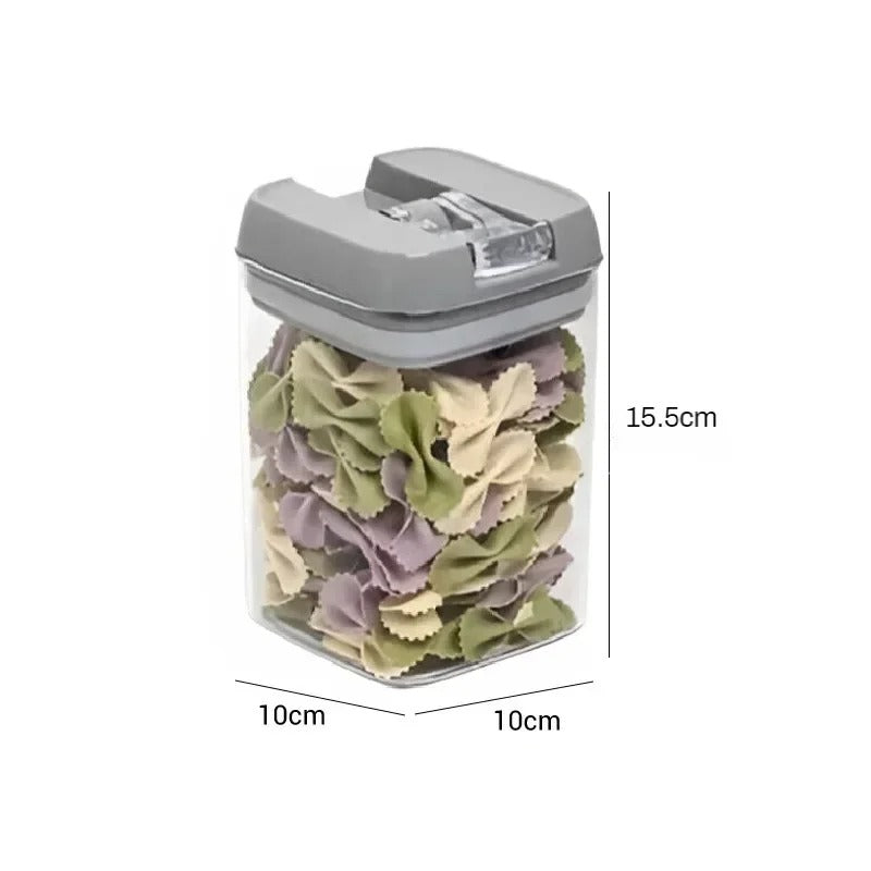 Food Storage Jar with Lid Kitchen Container Kitchen Organizer Stackable Dustproof Moisture Resistant Kitchen Accessorie